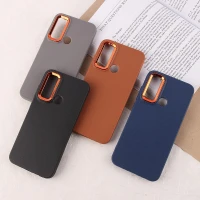 قاب چرمی ژله ای شیائومی Redmi Note 8 دور محافظ متال