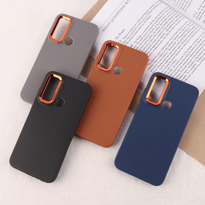 قاب چرمی ژله ای شیائومی Redmi Note 8 دور محافظ متال