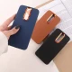 قاب چرمی ژله ای شیائومی Redmi 8 دور محافظ متال