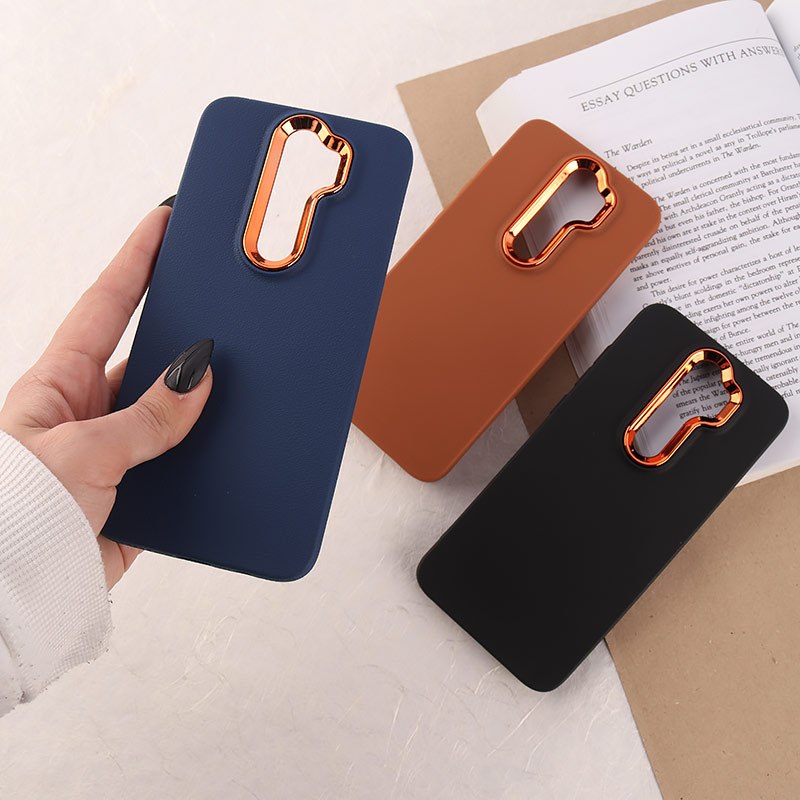قاب چرمی ژله ای شیائومی Redmi Note 8 Pro دور محافظ متال