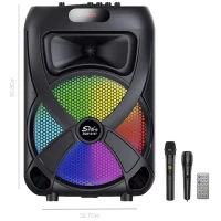 اسپیکر چمدانی بلوتوثی سینگ ای ZQS-ZQS12147+ میکروفون و ریموت کنترل