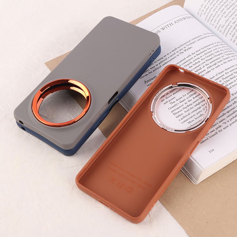 قاب چرمی ژله ای شیائومی Redmi 14C / Poco C75 دور محافظ متال