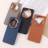 قاب چرمی ژله ای شیائومی Redmi 14C / Poco C75 دور محافظ متال