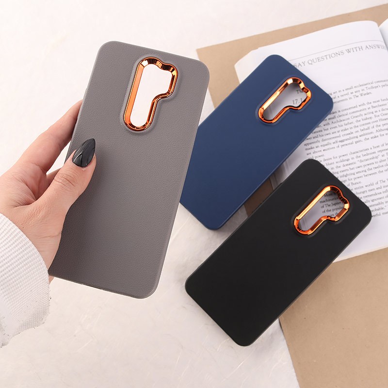 قاب چرمی ژله ای شیائومی Redmi 9 / 9 Prime دور محافظ متال