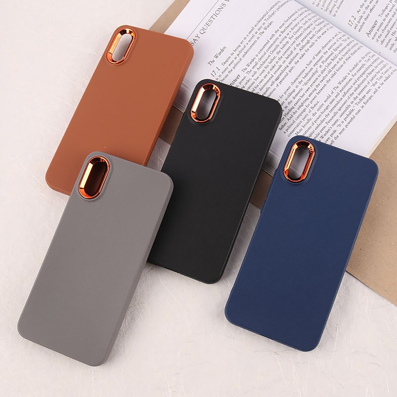 قاب چرمی ژله ای شیائومی Redmi 9A دور محافظ متال