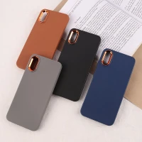 قاب چرمی ژله ای شیائومی Redmi 9A دور محافظ متال