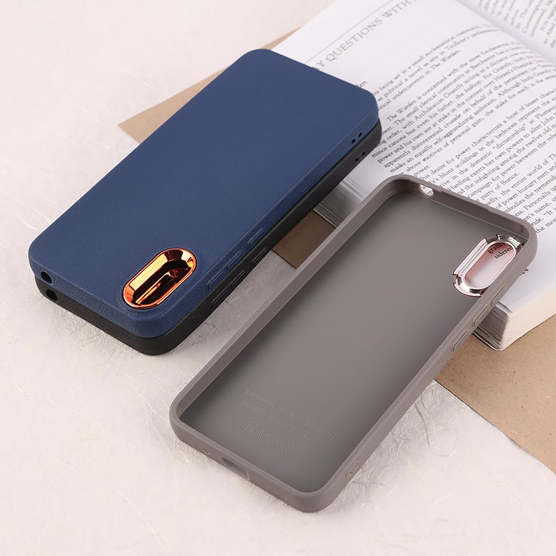 قاب چرمی ژله ای شیائومی Redmi 9A دور محافظ متال
