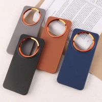 قاب چرمی ژله ای شیائومی Redmi A3 / A3X دور محافظ متال