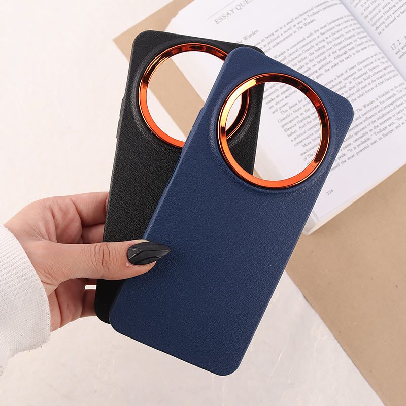 قاب چرمی ژله ای شیائومی Redmi A3 / A3X دور محافظ متال