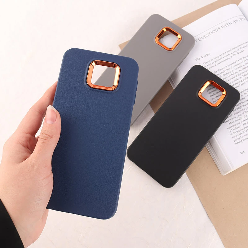 قاب چرمی ژله ای سامسونگ Galaxy J4 Plus دور محافظ متال