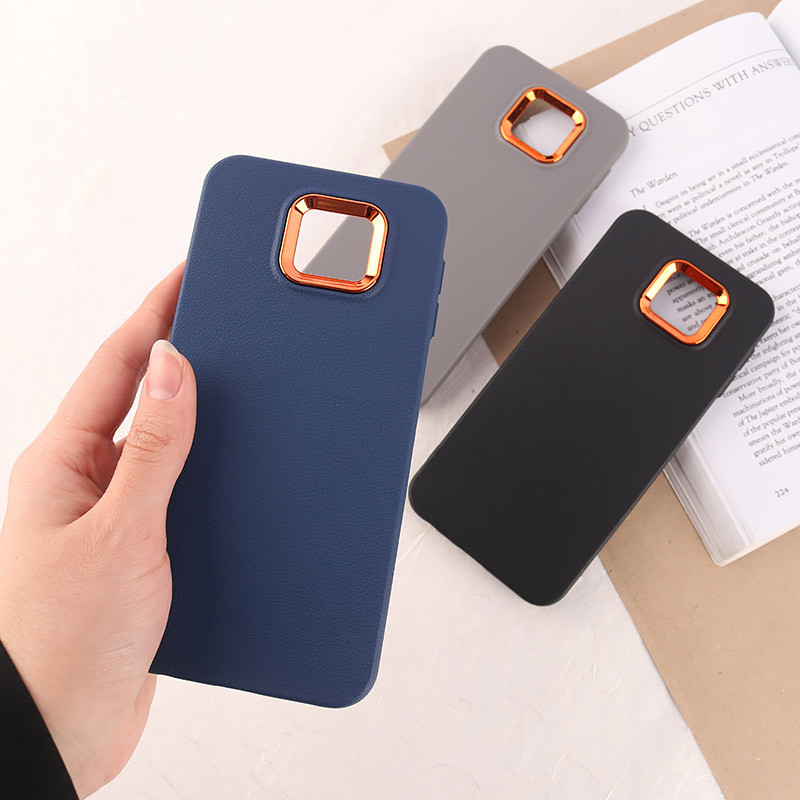 قاب چرمی ژله ای سامسونگ Galaxy J4 Plus دور محافظ متال