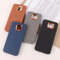 قاب چرمی ژله ای سامسونگ Galaxy J4 Plus دور محافظ متال