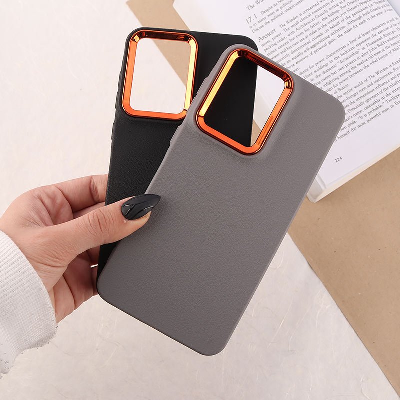 قاب چرمی ژله ای سامسونگ Galaxy A36 دور محافظ متال