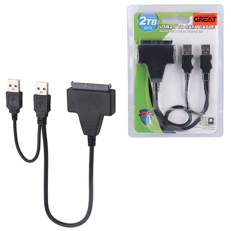 تبدیل سیم وصل Great RXD-339U2 USB2.0 To SATA