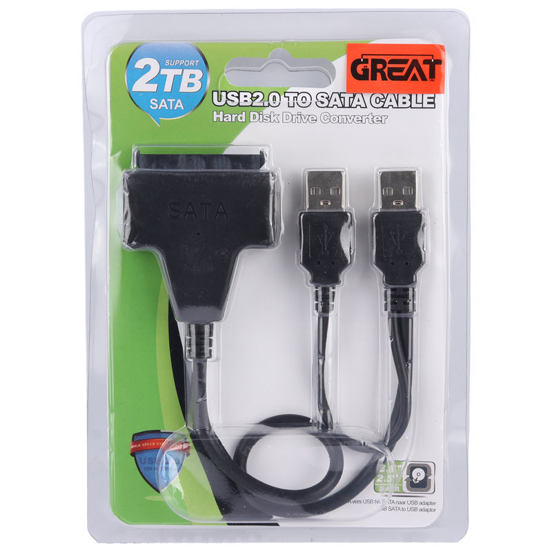 تبدیل سیم وصل Great RXD-339U2 USB2.0 To SATA