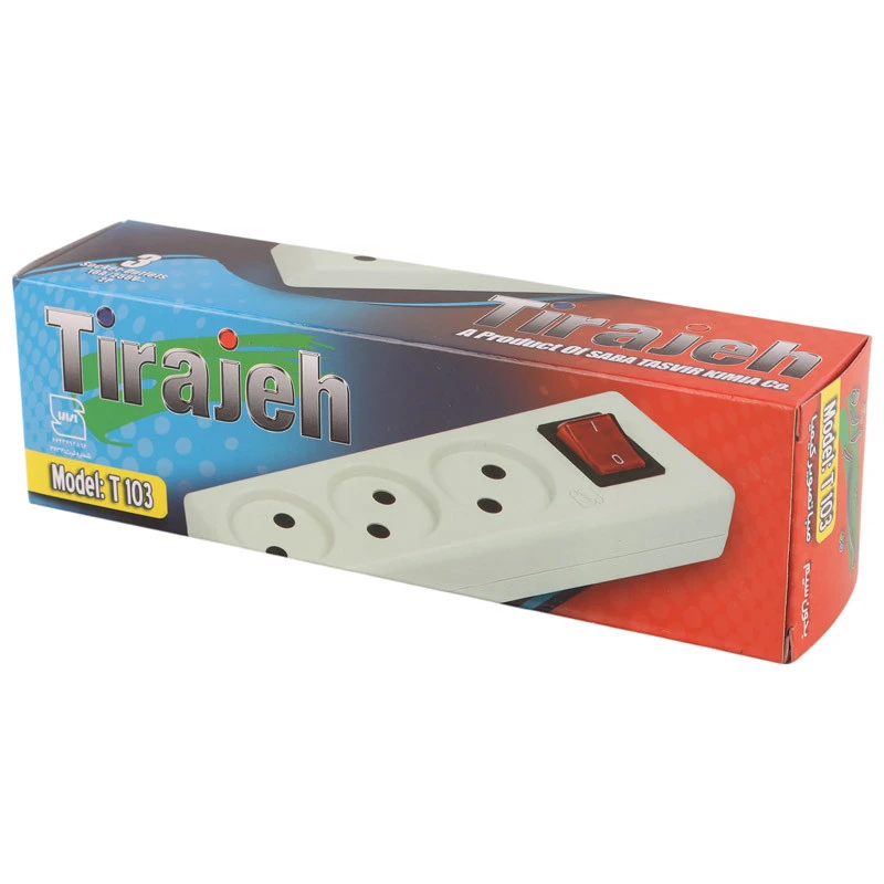 چند راهی 3 خانه برق بدون سیم تیراژه T103