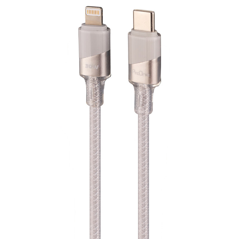 کابل تبدیل فست شارژ ProOne Infinity PCC132 Type-C To Lightning PD 30W 1m