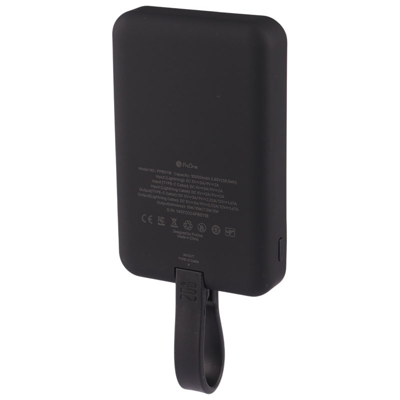 پاور بانک بی سیم فست شارژ پرووان PPB5118 PD 20W ظرفیت 10000 میلی آمپر ساعت