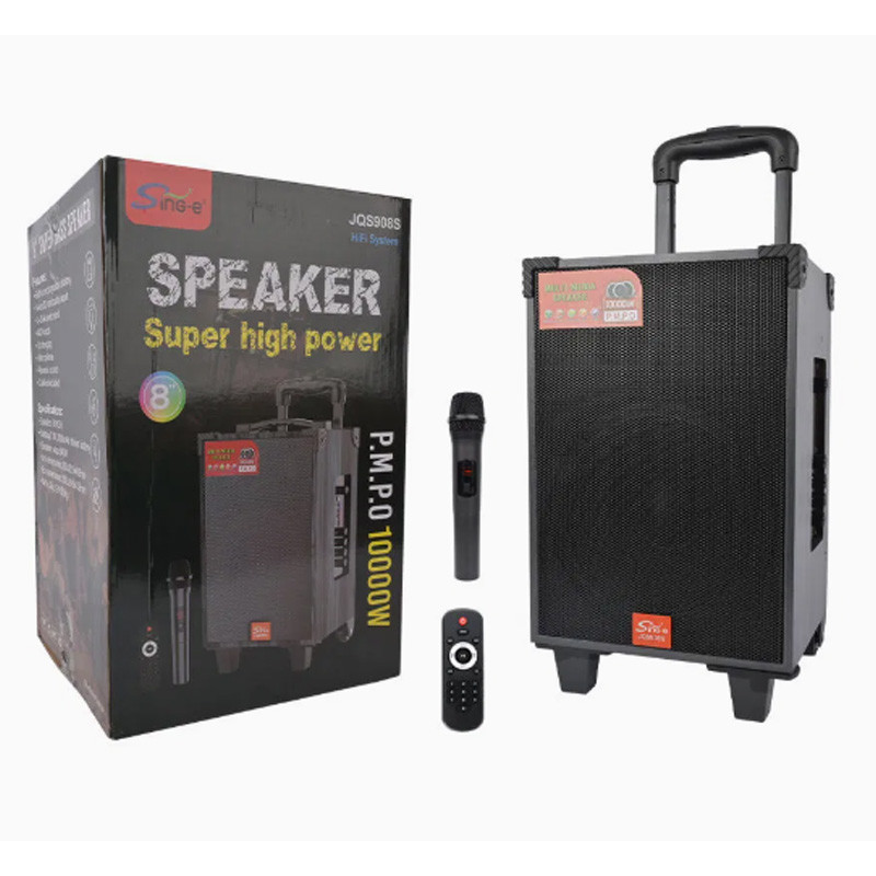 اسپیکر بلوتوثی سینگ ای JQS908s + میکروفون و ریموت کنترل