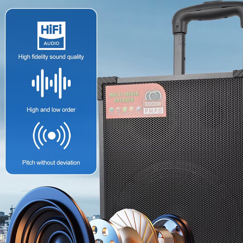 اسپیکر بلوتوثی سینگ ای JQS908s + میکروفون و ریموت کنترل