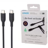 کابل تبدیل فست شارژ Anker 544 A80F2 Type-C To Type-C PD 140W 1.83m