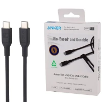 کابل تبدیل فست شارژ Anker 544 A80F2 Type-C To Type-C PD 140W 1.83m