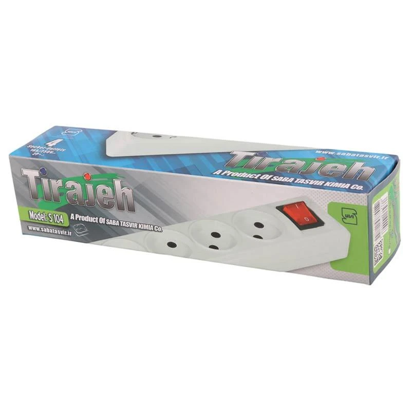 چند راهی 4 خانه بدون سیم تیراژه S104