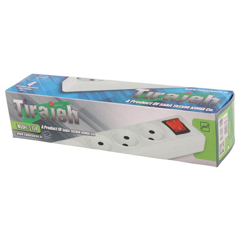 چند راهی 4 خانه بدون سیم تیراژه S104