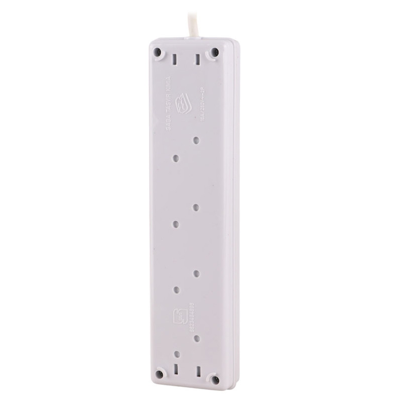 چند راهی 4 خانه برق تیراژه S104 با کابل 1.8 متری