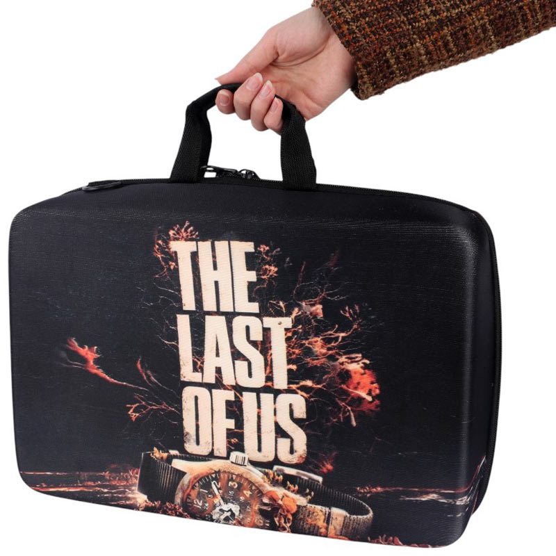 کیف کنسول بازی PS5 Slim طرح The Last Of Us & The Witcher 3