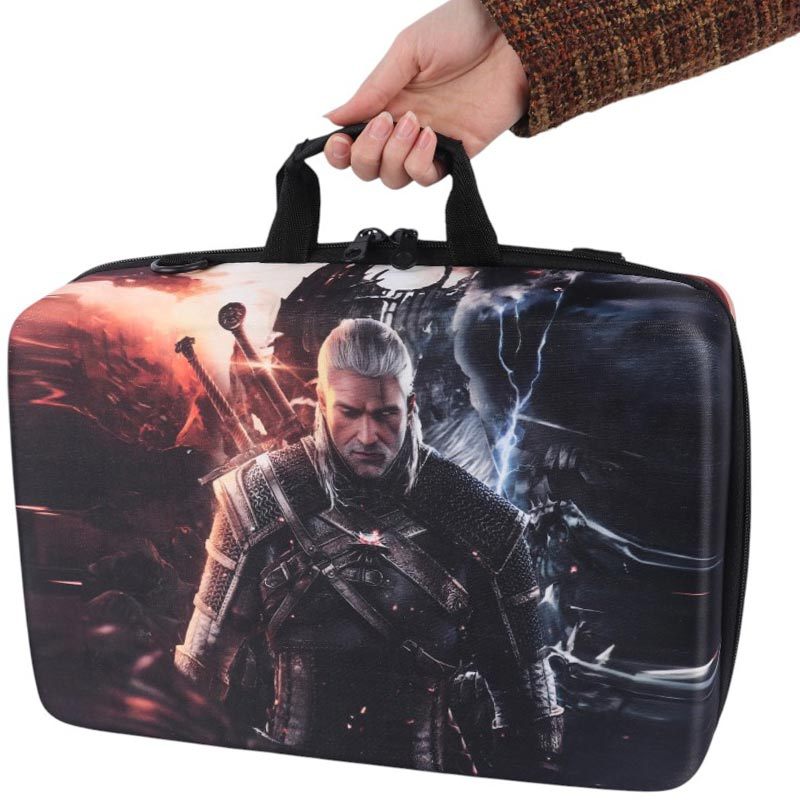 کیف کنسول بازی PS5 Slim طرح The Witcher 3