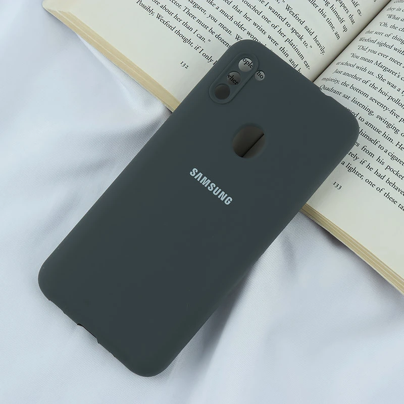 قاب سیلیکونی اصلی زیربسته سامسونگ Galaxy A11 / M11 محافظ لنزدار
