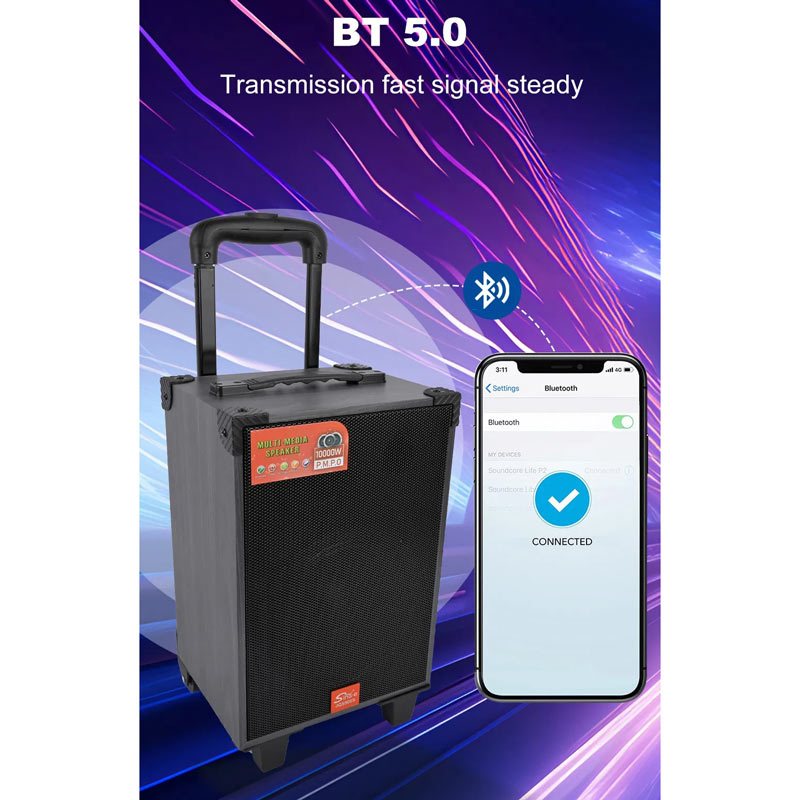 اسپیکر بلوتوثی سینگ ای JQS908s + میکروفون و ریموت کنترل