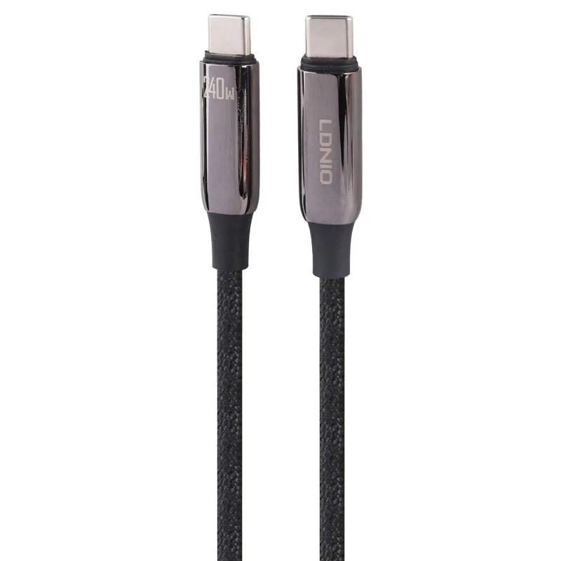 کابل تبدیل فست شارژ LDNIO LC921C Type-C to Type-C PD3.1 240W 1m