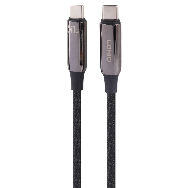 کابل تبدیل فست شارژ LDNIO LC921C Type-C to Type-C PD3.1 240W 1m