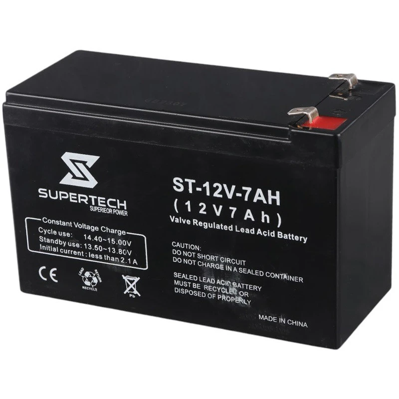 باتری 12 ولت Supertech ST-12V-7AH 7000mAh