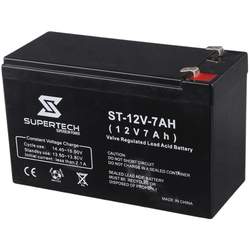 باتری 12 ولت Supertech ST-12V-7AH 7000mAh
