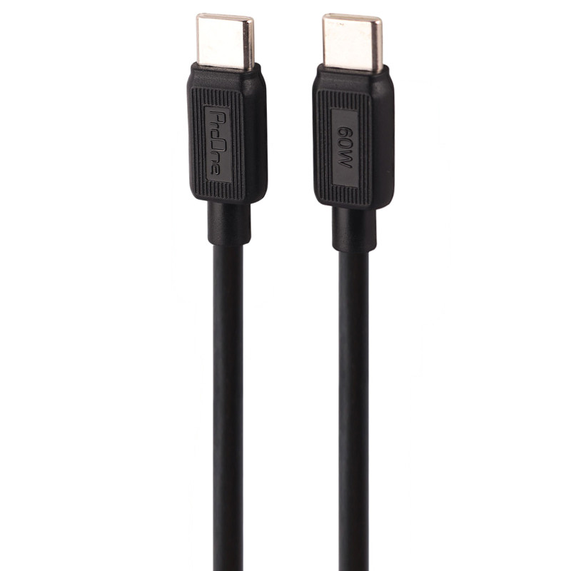 کابل تبدیل فست شارژ ProOne PCC127 Type-C To Type-C PD 60W 1m