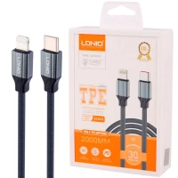 کابل تبدیل فست شارژ Ldnio LC442i Type-C to lightning 30W PD 2m