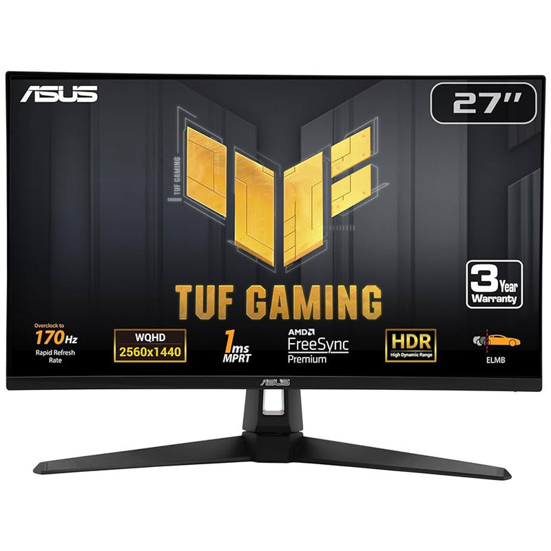 مانیتور گیمینگ ایسوس TUF GAMING VG27AQA1A سایز 27 اینچ
