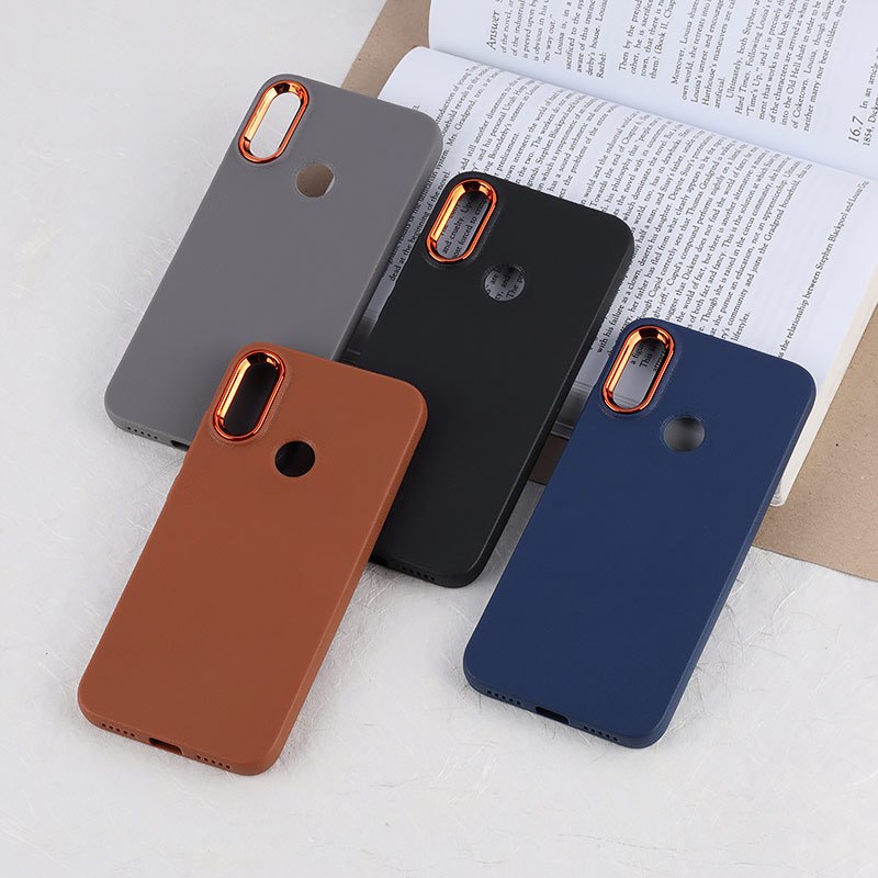قاب چرمی ژله ای شیائومی Redmi Note 7 / Note 7 Pro دور محافظ متال