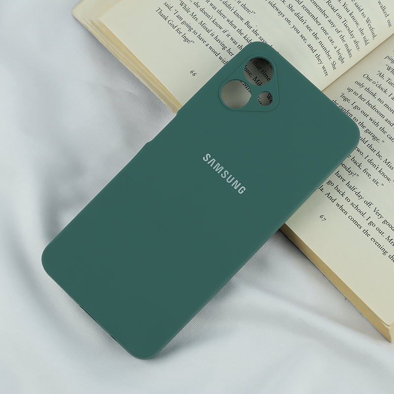 قاب سیلیکونی اصلی زیربسته سامسونگ Galaxy A06 محافظ لنزدار
