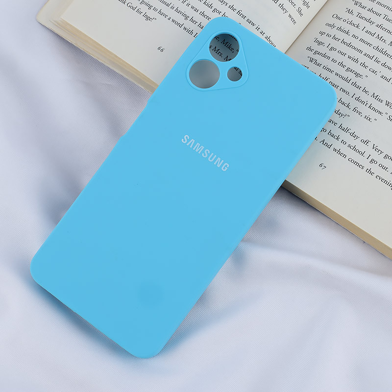 قاب سیلیکونی اصلی زیربسته سامسونگ Galaxy A06 محافظ لنزدار