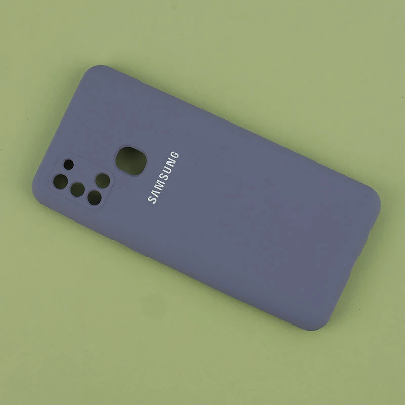 قاب سیلیکونی اصلی زیربسته سامسونگ Galaxy A21s محافظ لنزدار
