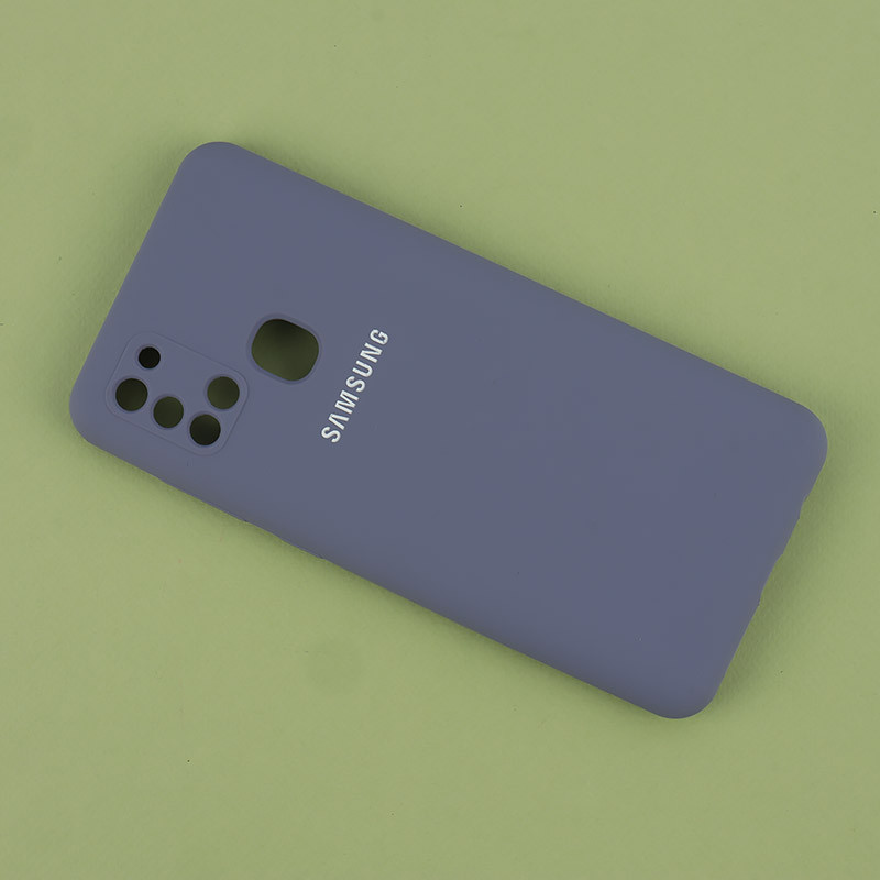 قاب سیلیکونی اصلی زیربسته سامسونگ Galaxy A21s محافظ لنزدار
