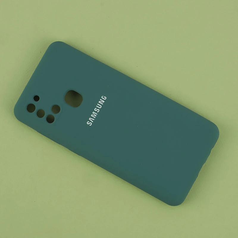 قاب سیلیکونی اصلی زیربسته سامسونگ Galaxy A21s محافظ لنزدار