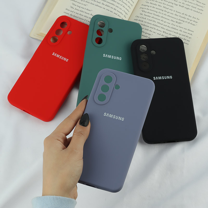 قاب سیلیکونی اصلی زیربسته سامسونگ Galaxy A36 محافظ لنزدار