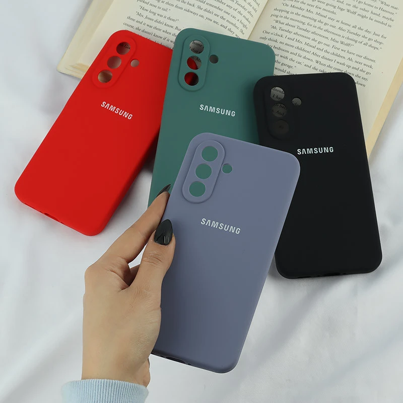 قاب سیلیکونی اصلی زیربسته سامسونگ Galaxy A36 محافظ لنزدار