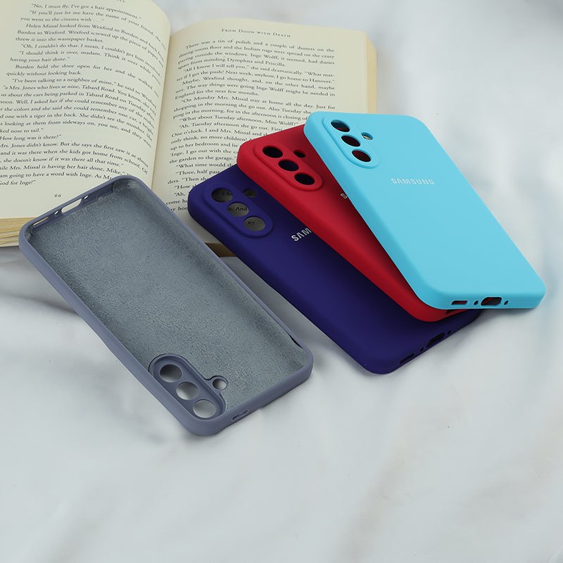 قاب سیلیکونی اصلی زیربسته سامسونگ Galaxy A36 محافظ لنزدار