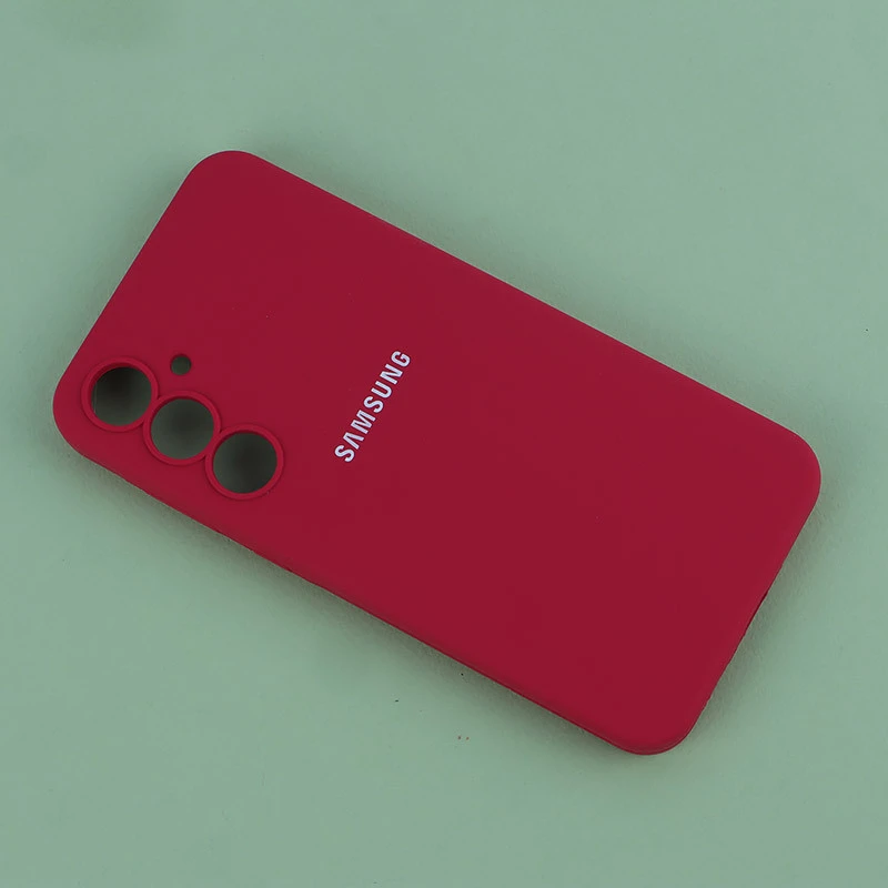 قاب سیلیکونی اصلی زیربسته سامسونگ Galaxy A55 محافظ لنزدار